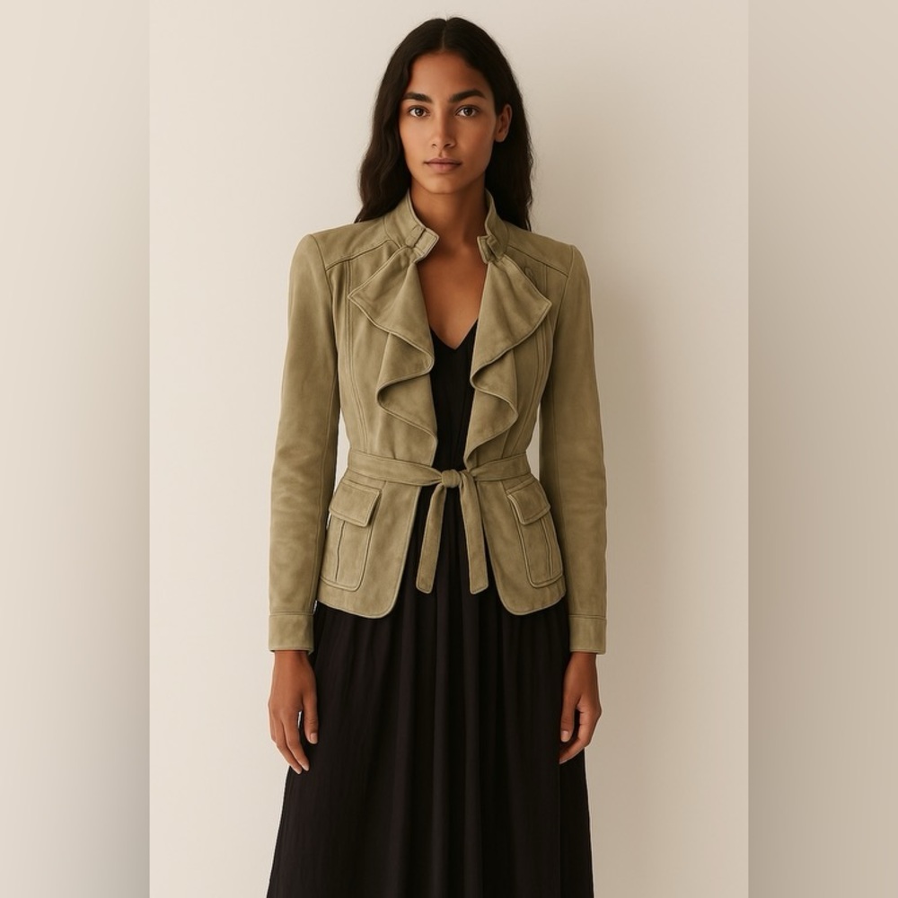 VINTAGE GUCCI TOM FORD SUEDE JACKET - Picture 1 of 9